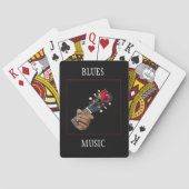 Blues Music Pokerkaarten (Achterkant)