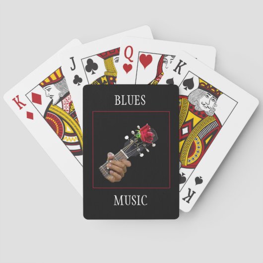 Blues Music Pokerkaarten (Achterkant)