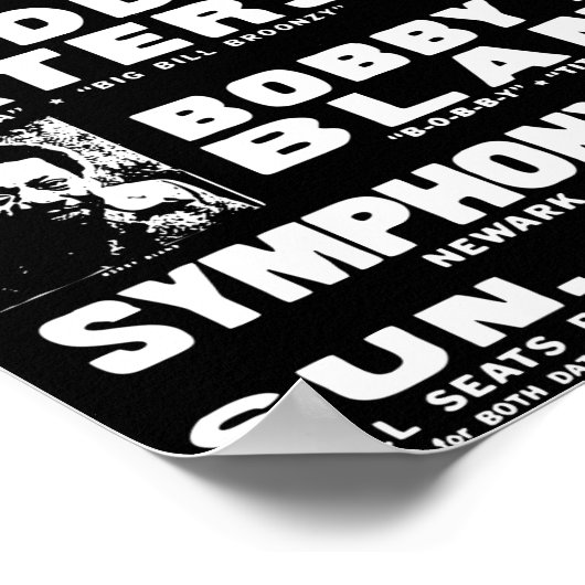 Blues Music poster (Hoek)