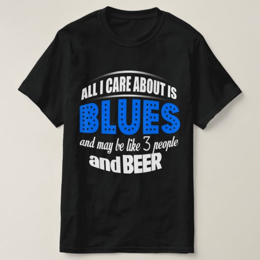 Blues Music T-shirt (Design voorkant)