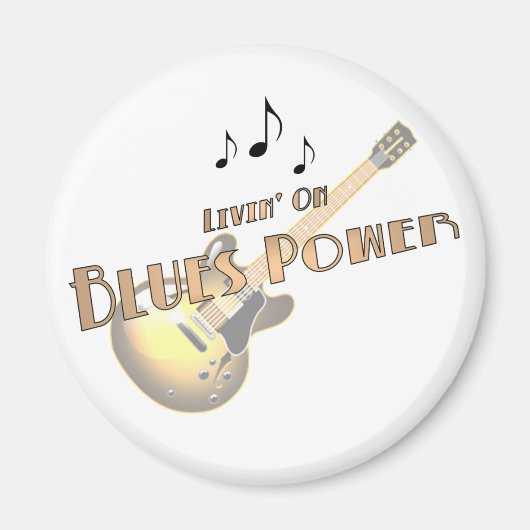 Blues Power Magnet (Voorkant)