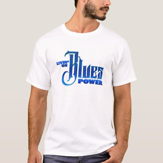 Blues Power T-shirt (Voorkant)