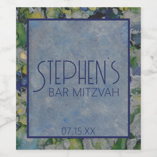 Blues Silvers Wijn Etiket (Enkel label)