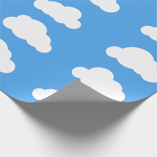 Blues skies - cadeauomslag cadeaupapier (Hoek)