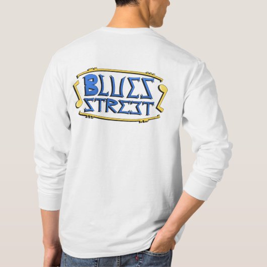 Blues Street Long Meve T-Shirt (Achterkant)