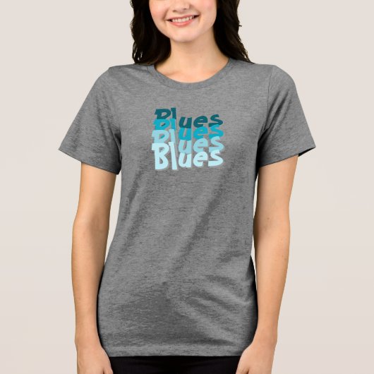 Blues T-shirt (Voorkant)