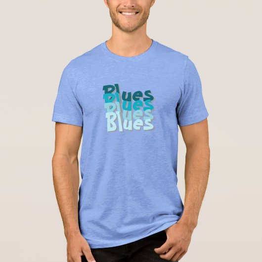 Blues T-shirt (Voorkant)