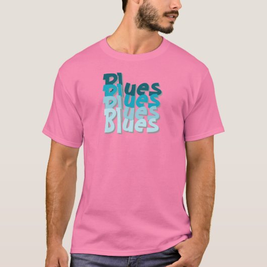 Blues T-shirt (Voorkant)