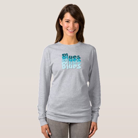 Blues T-shirt (Voorkant volledig)