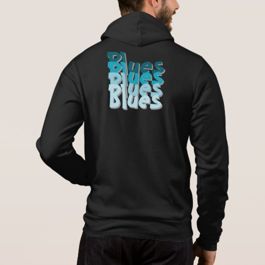 Blues T-shirt (Achterkant)