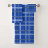 Blues Tartan Bad Handdoek (Insitu)