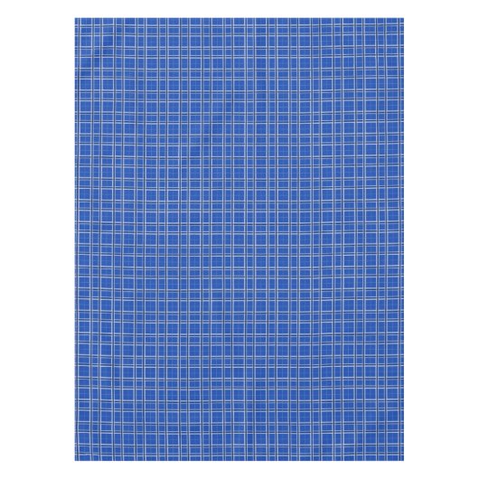 Blues Tartan Tafelkleed (Voorkant)