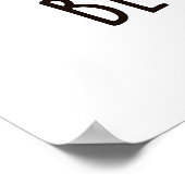 Blues Tooth Funny Dental Music Pun Poster (Hoek)