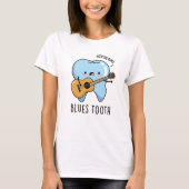 Blues Tooth Funny Dental Music Pun T-shirt (Voorkant)