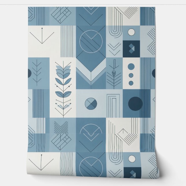 Blues Verscheidenheid Behang (Afrollen)