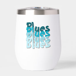 Blues waterfles