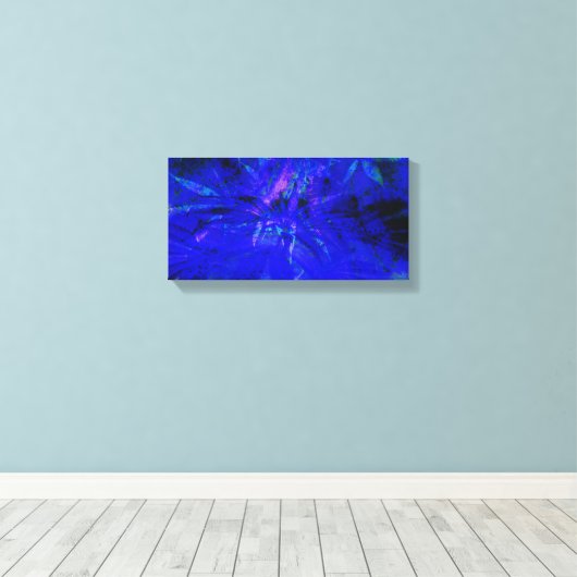 Blues Weed Canvas Afdruk (Insitu (Houten vloer))