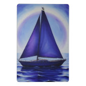 BlueSailBoat Mini Klembord (Achterkant)