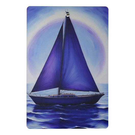 BlueSailBoat Mini Klembord (Achterkant)