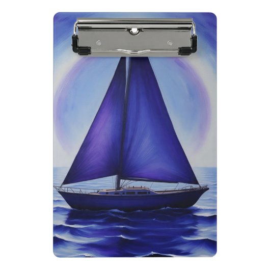 BlueSailBoat Mini Klembord (Voorkant)