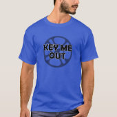 Bluescreen VFX Shirt "Key me Out" (Voorkant)