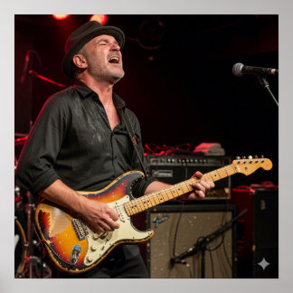 bluesgitarist poster