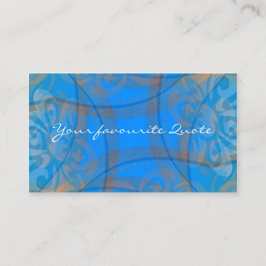 BlueSheer Visitekaartje (Achterkant)