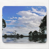 Blueskies & Clouds Mousepad Muismat (Voorkant)