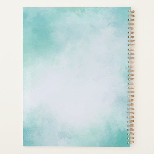 Bluesky maand en week planner (Achterkant)