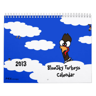 BlueSky Turkeys 2013 Agenda Kalender