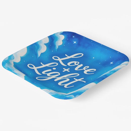 BlueSkys Papieren Bordje (Gebogen)