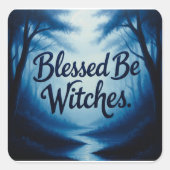 BlueSkys Vierkante Sticker (Voorkant)