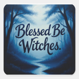 BlueSkys Vierkante Sticker