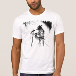 Bluesmuziek Live Band Gitaar Schets Kunst T-shirt