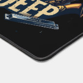 Bluesmuziek retro esthetische  jazz bureaumat (Hoek)