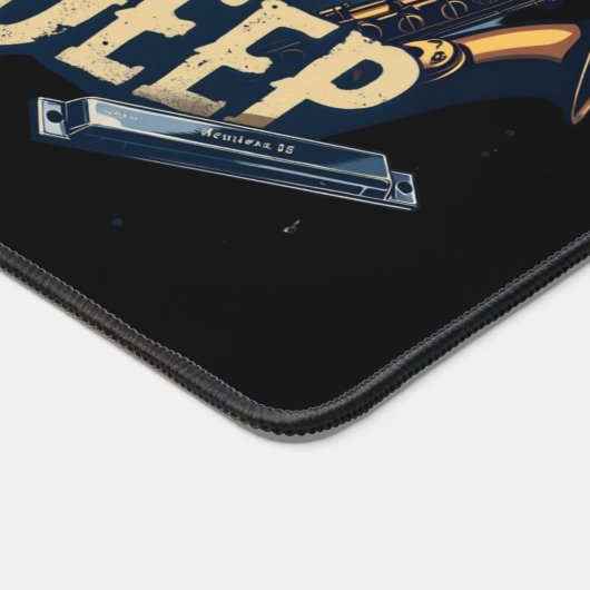 Bluesmuziek retro esthetische  jazz bureaumat (Hoek)