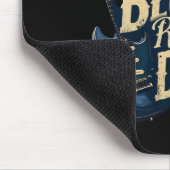 Bluesmuziek retro esthetische jazz muismat (Hoek)