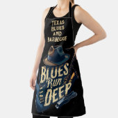 Bluesmuziek retro esthetische jazz schort (Insitu)