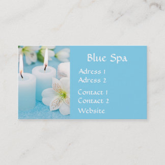 BlueSpa-Visitekaartje Visitekaartje
