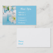 BlueSpa-Visitekaartje Visitekaartje (Voorkant / Achterkant)