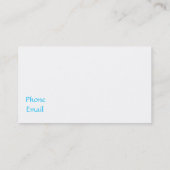 BlueSpa-Visitekaartje Visitekaartje (Achterkant)