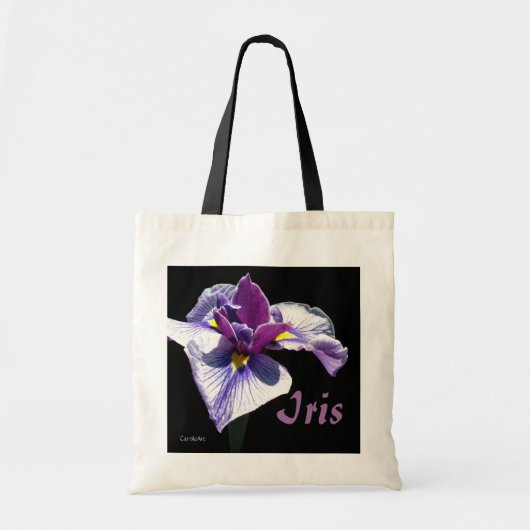 Bluest Paars Iris Tote Bag (Voorkant)
