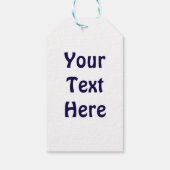 Bluestar Fractal Cadeaulabel (Achterkant)