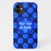 Bluestar Fractal Case-Mate iPhone Case (Achterkant)