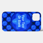 Bluestar Fractal Case-Mate iPhone Case (Achterkant (horizontaal))