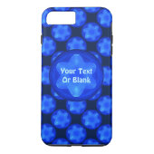 Bluestar Fractal Case-Mate iPhone Case (Achterkant)