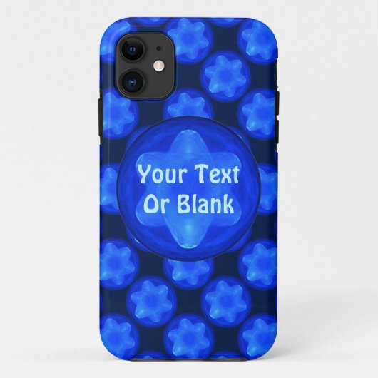 Bluestar Fractal Case-Mate iPhone Case (Achterkant)