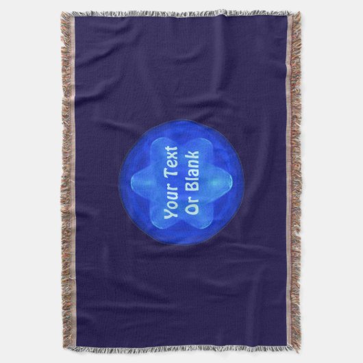 Bluestar Fractal Deken (Voorkant Verticaal)