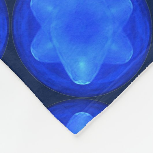 Bluestar Fractal Fleece Deken (Hoek)