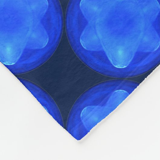 Bluestar Fractal Fleece Deken (Hoek)